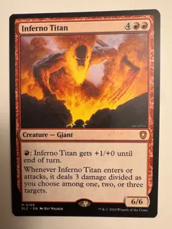MTG | Inferno Titan [Bloomburrow Commander] Near Mint - Image 1