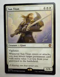 Sun Titan MTG BLC 0157 Mythic NM - Image 1