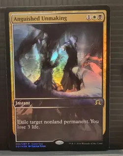 mtg ANGUISHED UNMAKING FOIL NM Game Day Promo 242/297 -Argo- - Image 1