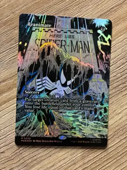 Reanimate Borderless Foil , MTG, Marvel's Spider-Man, Magic 20 PACK FRESH - Image 1