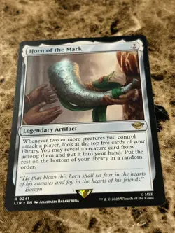 HORN OF THE MARK Magic MTG Lord of the Rings LOTR - Image 1