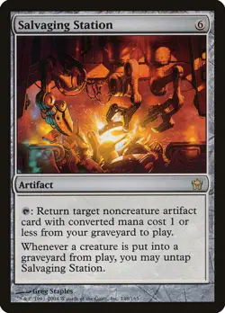 Salvaging Station [Fifth Dawn] Magic MTG - Image 1