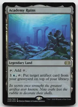 MTG Double Masters #309 Academy Ruins FOIL Lightly played tcg - Image 1