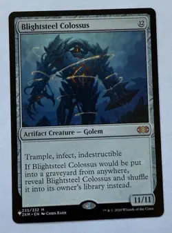 Blightsteel Colossus Double Masters #235/332 MTG Magic the Gathering - Image 1