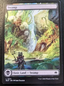 Swamp (Summer Full Art) 0271 BLB Land Bloomburrow Magic: The Gathering - Image 1