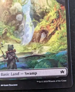 Swamp (Summer Full Art) 0271 BLB Land Bloomburrow Magic: The Gathering - Image 5
