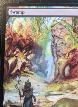 Swamp (Spring Full Art) 0270 BLB Land Bloomburrow Magic: The Gathering - Image 2