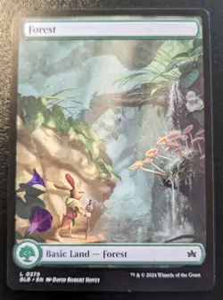 Forest (Spring Full Art) 0278 BLB Land Bloomburrow Magic: The Gathering - Image 1