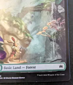 Forest (Spring Full Art) 0278 BLB Land Bloomburrow Magic: The Gathering - Image 5