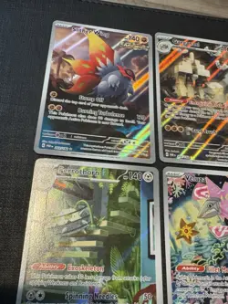 Pokemon TCG Scarlet & Violet Illustration Rares (Lot Of 9) All NM Condition - Image 5