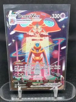 Pokemon TCG Deoxys Vmax Crown Zenith: Galarian Gallery Gg45/Gg70 Holo Ultra Rare - Image 1
