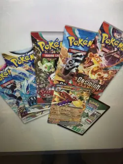 Pokemon TCG Paldea Partners Tin Skeledirge EX Includes 5 Booster Packs NEW NICE - Image 5