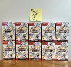 LOT OF 10 Pokemon TCG: S&V Prismatic Evolutions Booster Bundle “FACTORY SEALED” - Image 1