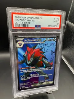 PSA 9 N's Zoroark EX 175 Pokemon Jtg En Journey Together 2025 Ultra Rare - Image 1