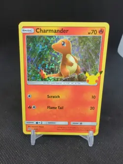 2021 Pokemon McDonald's 25th Special Edition Charmander Holo Foil #9/25 - Image 1