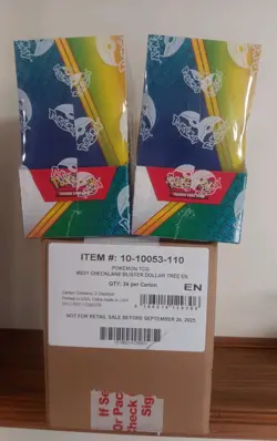 Lot of 2 Pokemon Mega Evolution Sealed 12-Pack Checklane Blister 24 Packs Sealed - Image 1