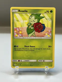 Pokemon Double Print Misprint Error Roselia 4/156 Sm-Ultra Prism Regular - Image 2