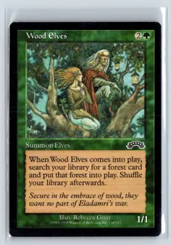 (4X) Wood Elves Exodus Common - MTG Magic the Gathering Card - Image 5