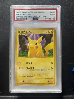 Pikachu Holo Bonds to The End Of Time PSA 9 Japanese Pokemon Card - Image 1