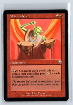 (4X) War Cadence - Mercadian Masques - MTG Magic the Gathering Card - Image 3