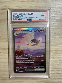 Charizard ex 199/165 SIR Scarlet & Violet 151 Pokemon Card English PSA 9 🔥💎 - Image 1