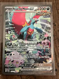 Roaring Moon EX Sir 251/182 Paradox Rift Holo Pokemon TCG Card - Image 1