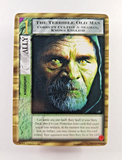 The Terrible Old Man - Mythos CCG card (1996 Chaosium) S Ally, Kingsport Cthulhu - Image 1