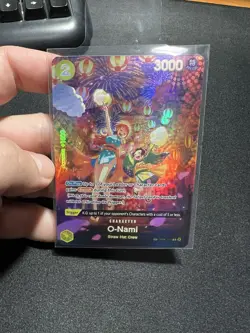 Onepiece Card Game O-Nami SP OP06-101(OP07) Wings Of The Captain English ALT ART - Image 1