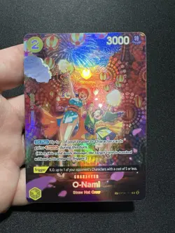 Onepiece Card Game O-Nami SP OP06-101(OP07) Wings Of The Captain English ALT ART - Image 2