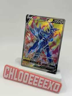 Pokemon Card Origin Forme Dialga V SWSH255 Black Star Promo Full Art NM - Image 1