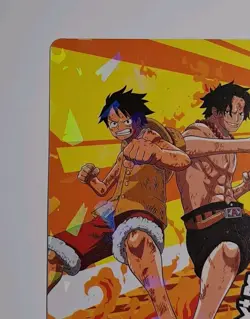 One Piece TCG #OPEH05-CR-01 Lufei & Isaac Cracked Ice Climax Rare Trading Card - Image 5
