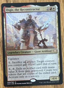 MTG Commander 2021, Osgir, the Reconstructor - Foil Thick Card - Image 1