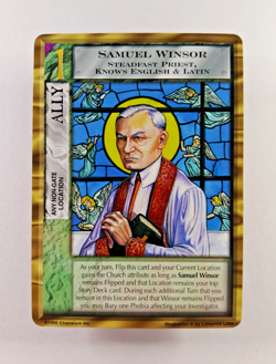 Samuel Winsor - Mythos CCG card (1996 Chaosium) Standard Ally, Non-Gate Cthulhu - Image 1