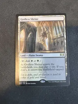 Godless Shrine Ravnica Allegiance Regular Card NM - Image 1