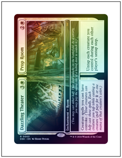 1x Dazzling Theater, Foil, Magic the Gathering MTG NM - Image 1