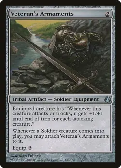 Veteran's Armaments 1x MtG Morningtide SP/NM - Image 1
