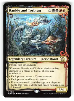 Rankle and Torbran (Showcase) (NM) #315 March of the Machine (MOM) MTG Magic - Image 1