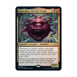 WOTC MtG Commander: Adventures in the Forgotten Karazikar Eye Tyrant (MR) NM - Image 1