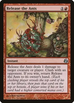 Release the Ants 1x MtG Morningtide SP/NM - Image 1
