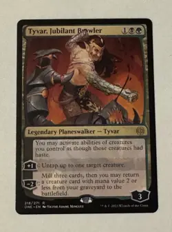 MTG Tyvar, Jubilant Brawler - Phyrexia All Will Be One LP - Image 1