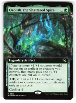 Ozolith, the Shattered Spire (Extended Art) (FOIL) (NM) #372 (MOM) MTG Magic - Image 1