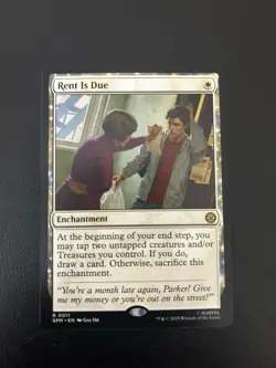 Rent is Due - Mtg: Marvel's Spider-Man Regular Rare 11 - Image 1