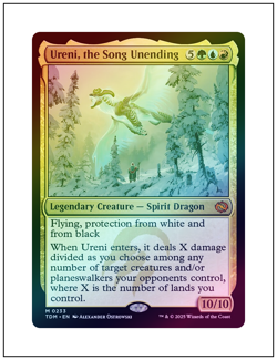 1x Ureni, the Song Unending, Foil, Magic the Gathering MTG NM - Image 1
