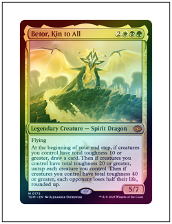 1x Betor, Kin to All, Foil, Magic the Gathering MTG NM - Image 1