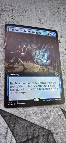 Tasha's Hideous Laughter (Extended Art) -Foil Light Play MTG - Image 2