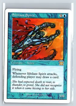 (4X) Sibilant Spirit Sixth Edition Rare - MTG Magic the Gathering Card - Image 5