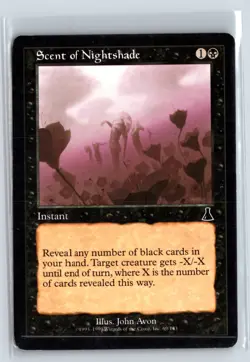 (4X) Scent of Nightshade Urza's Destiny - MTG Magic the Gathering Card - Image 1
