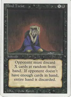Mind Twist MTG: Revised Rare - Image 1