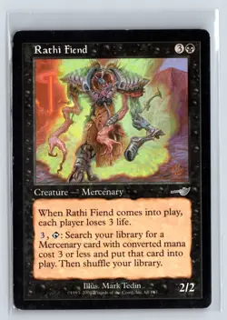 (4X) Rathi Fiend Nemesis Uncommon - MTG Magic the Gathering Card - Image 1