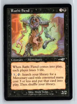 (4X) Rathi Fiend Nemesis Uncommon - MTG Magic the Gathering Card - Image 5